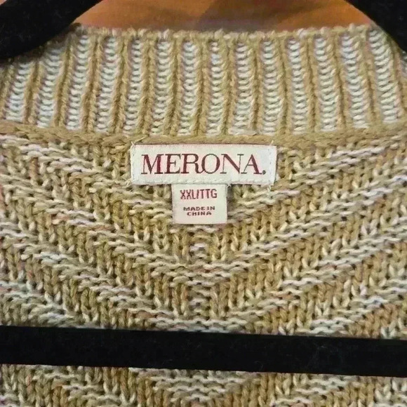 Tan Printed Cardigan - Picture 3 of 7